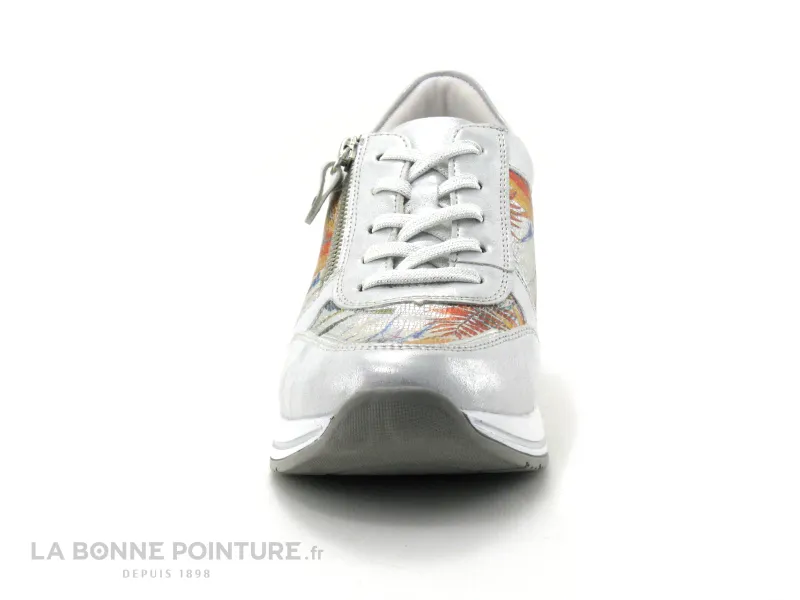 Achat chaussures Remonte Femme Basket, vente Remonte D3201-90 - Argent Multicolore - Tennis compensee