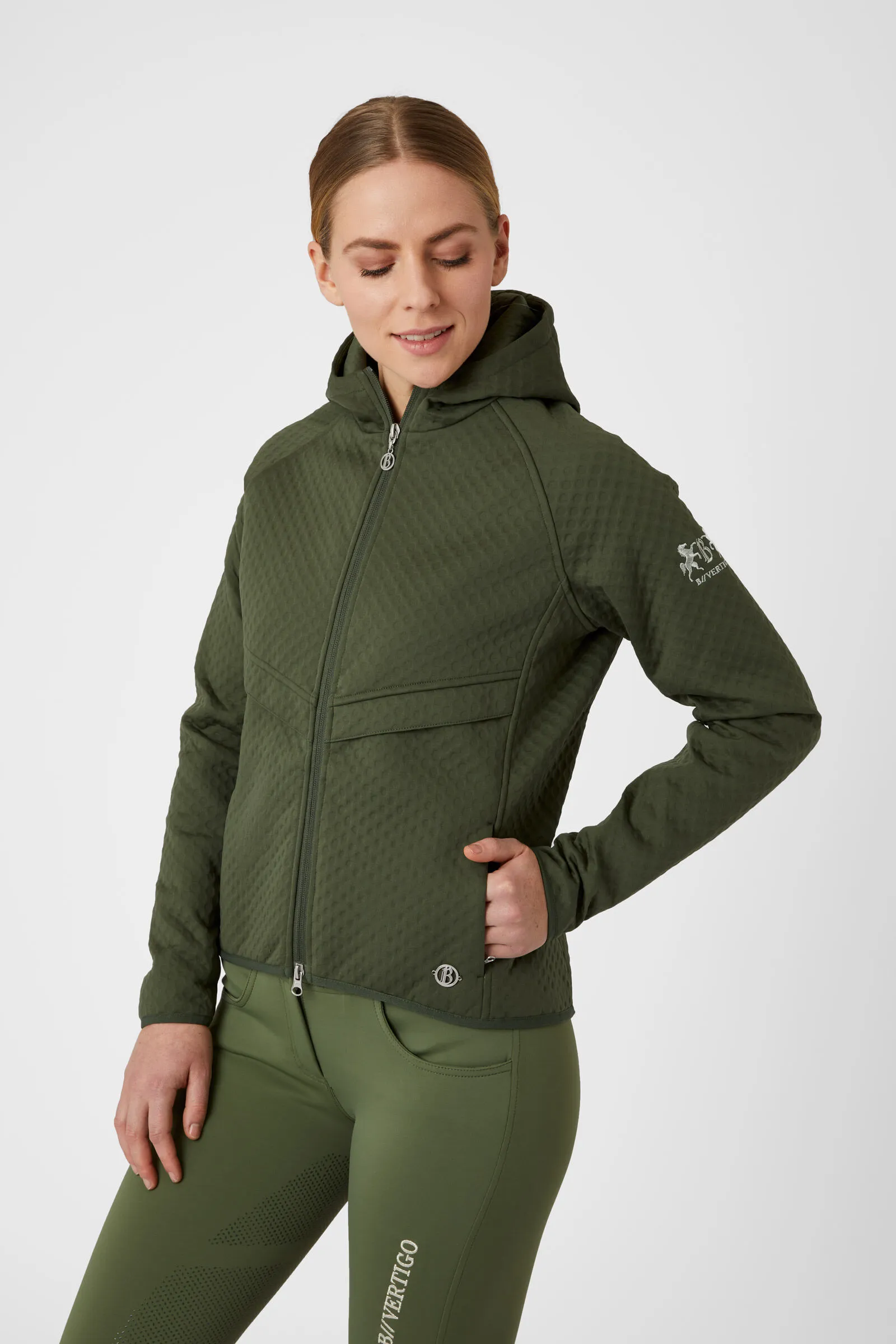 B Vertigo Veste à capuche Norah en tissu scuba pour femme