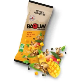 Baouw Melange de Fruits Secs Bio mangue noix de cajou et thé vert - U-MF-UN-MAN