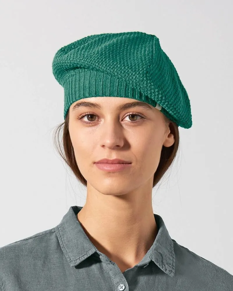 Bonnet béret tricoté