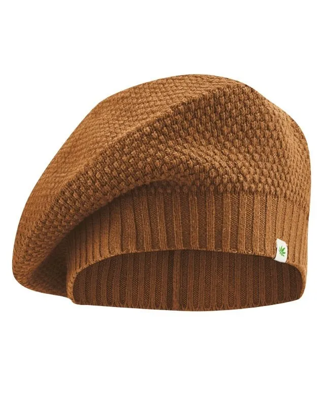 Bonnet béret tricoté