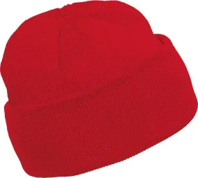 Bonnet tricoté adulte - KP031 - rouge 