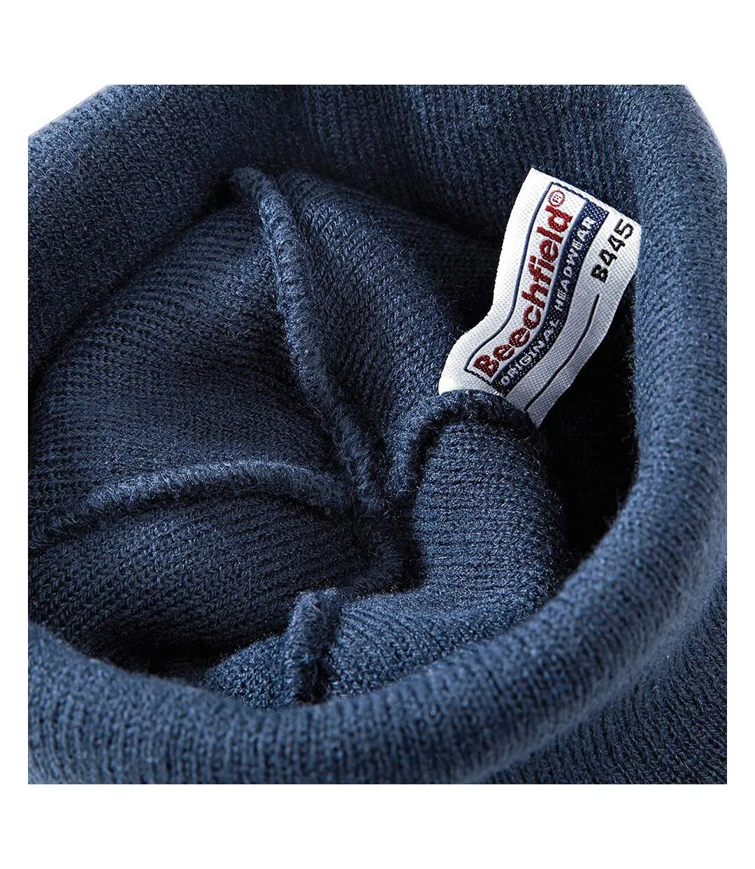 Bonnet tricoté homme bleu marine Beechfield