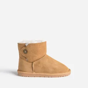 Boots camel suédé fourré - Boots Enfant | ERAM