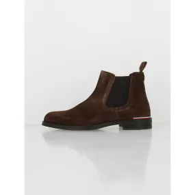 Boots en cuir suédé core marron homme - Tommy Hilfiger | wimod