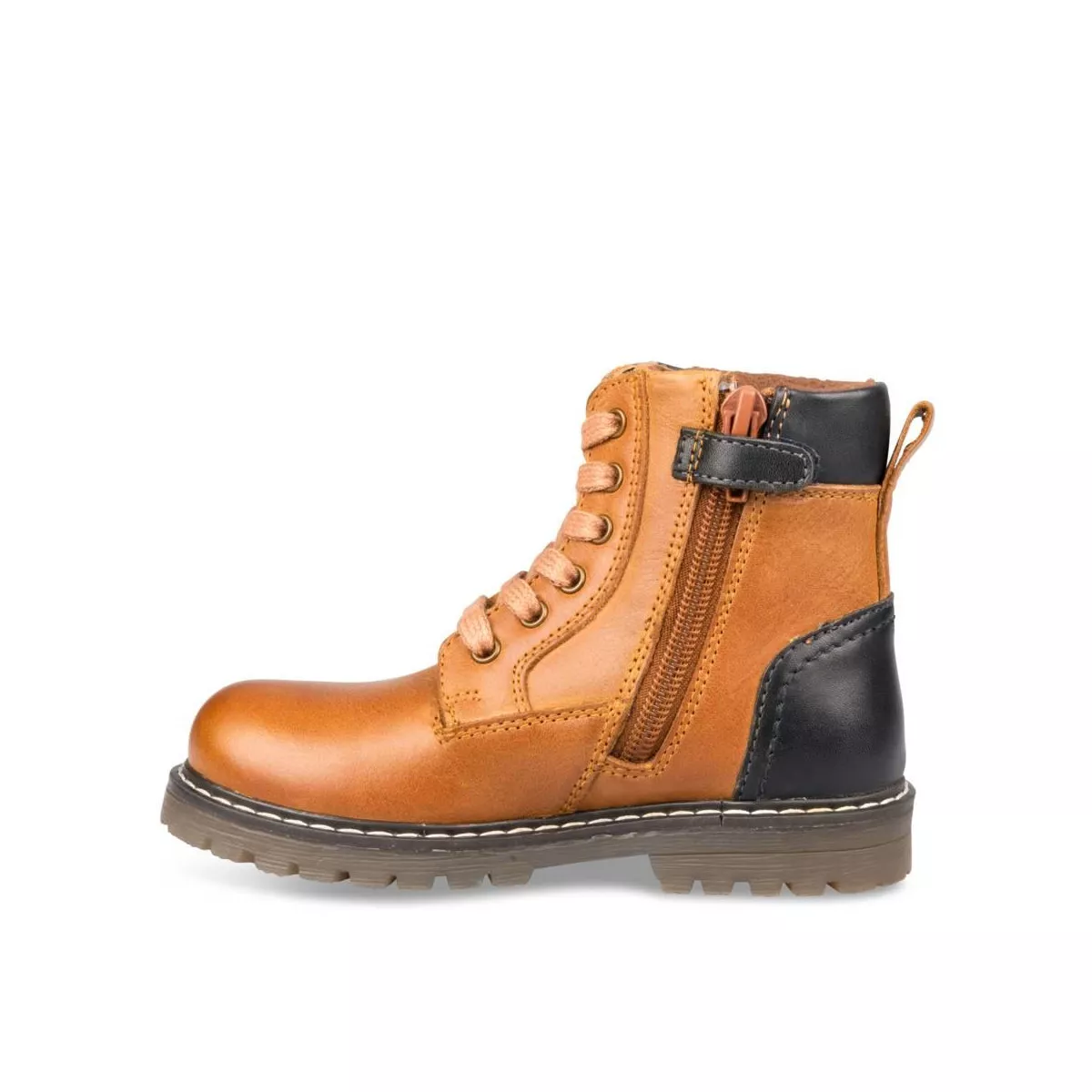 Bottines COGNAC CHARLIE & FRIENDS CUIR