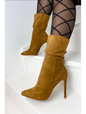 Bottines Cuir Lally Camel