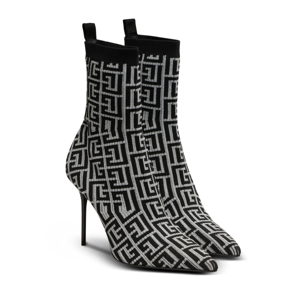 Bottines Skye en maille stretch monogramme