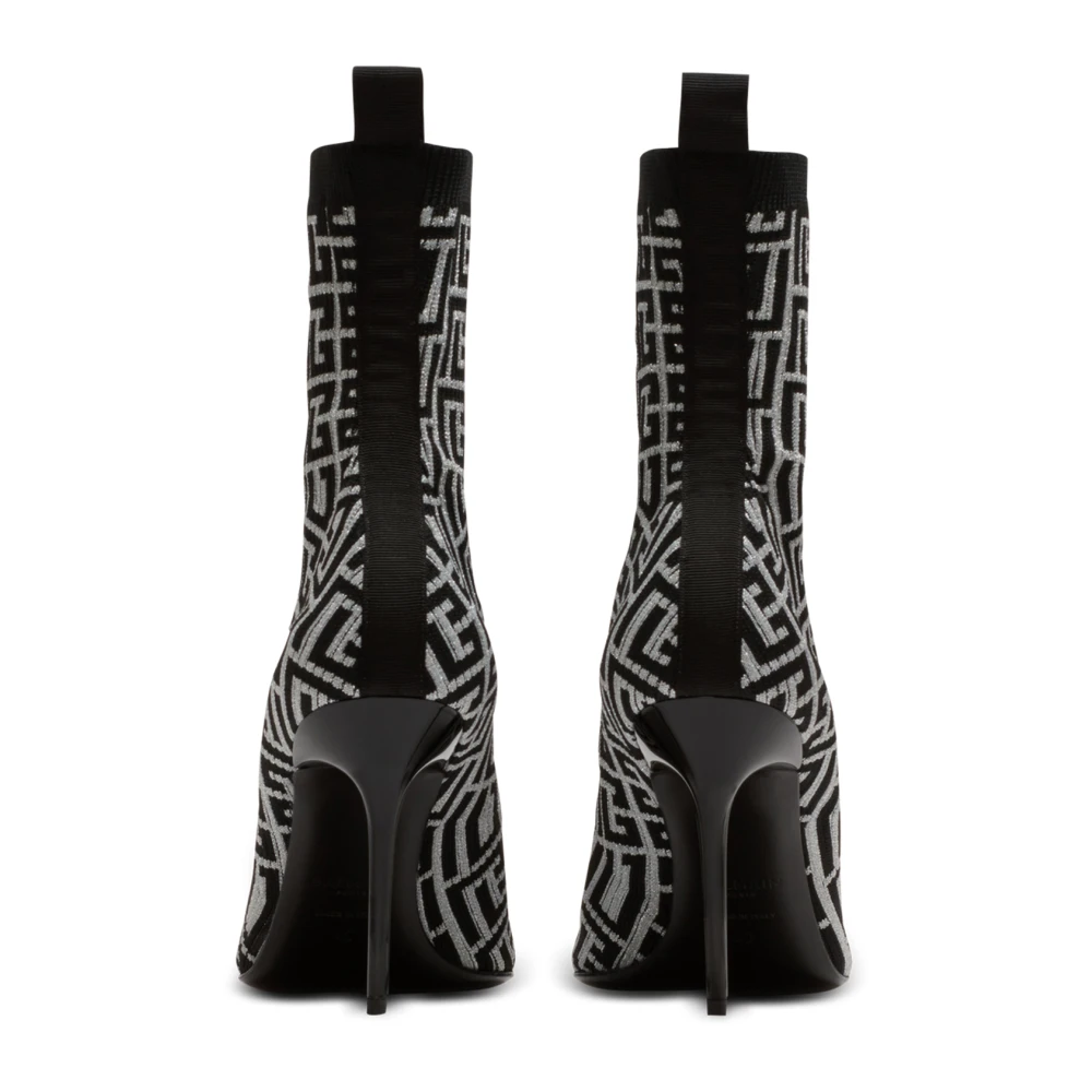 Bottines Skye en maille stretch monogramme