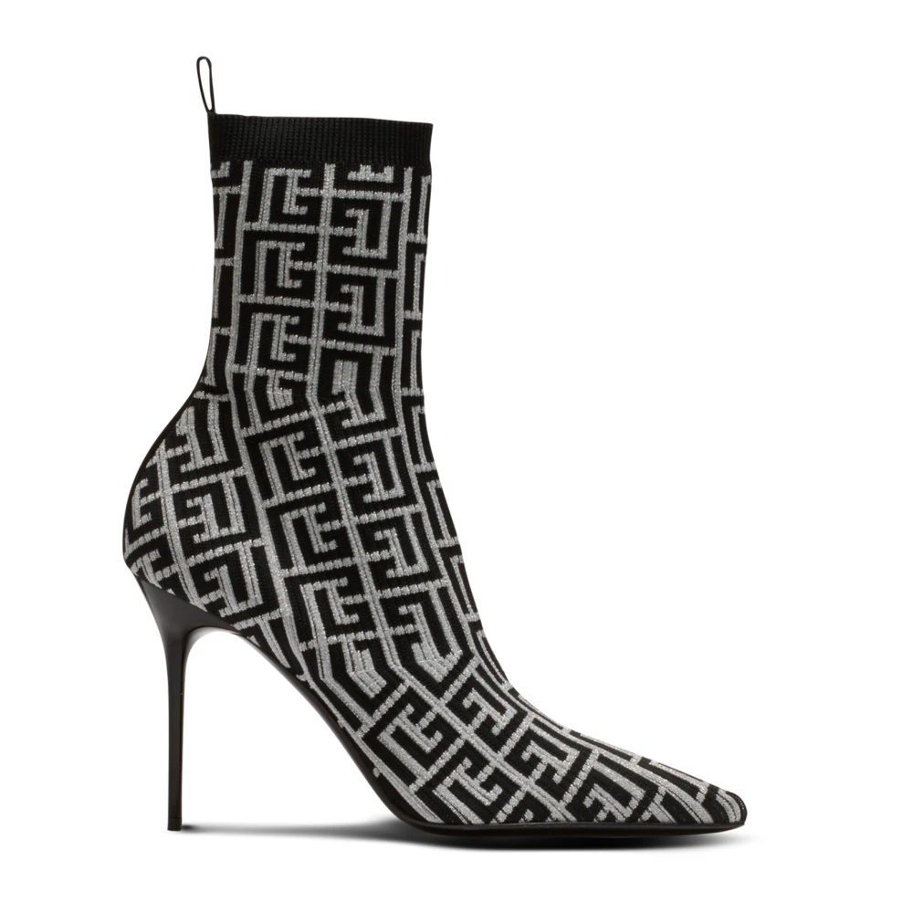 Bottines Skye en maille stretch monogramme