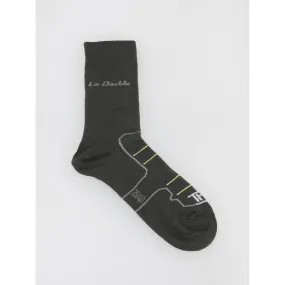 Chaussettes de randonnée la double authentic gris - Thyo | wimod