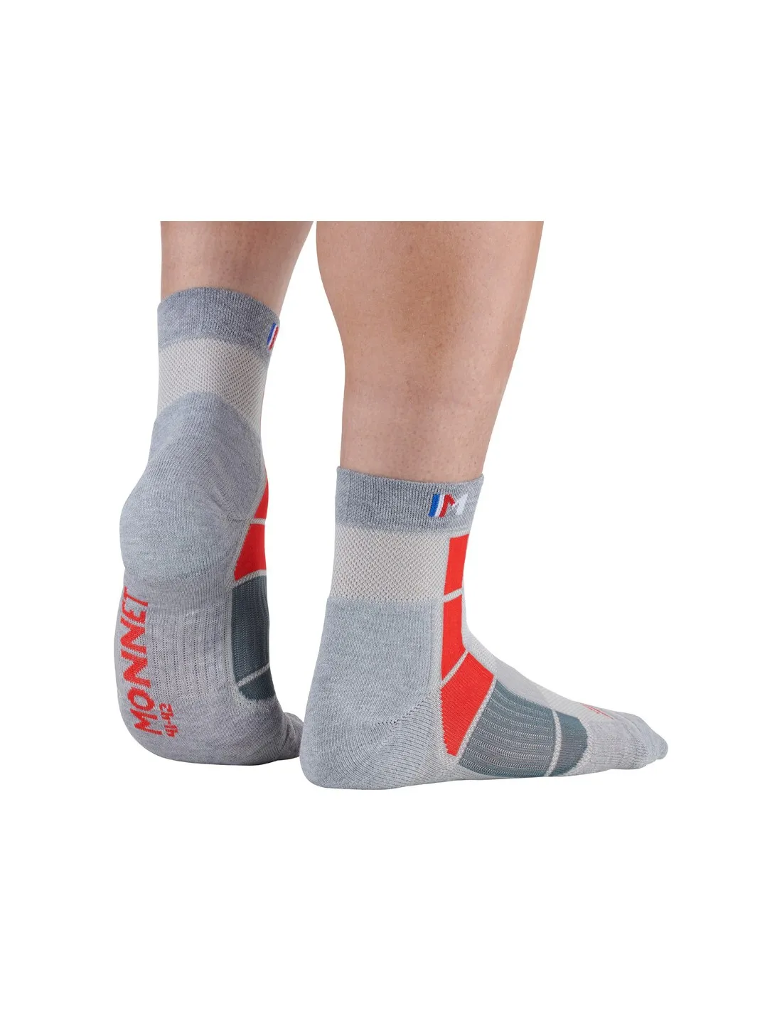 Chaussettes de Randonnée Techniques Monnet Mid Air Red