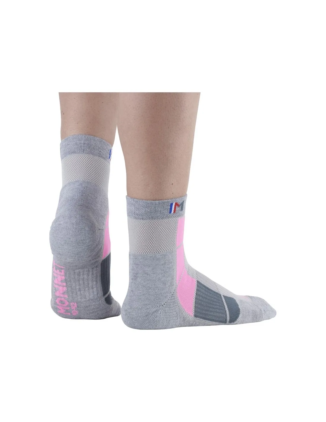 Chaussettes de Randonnée Techniques Monnet Mid Air Rose