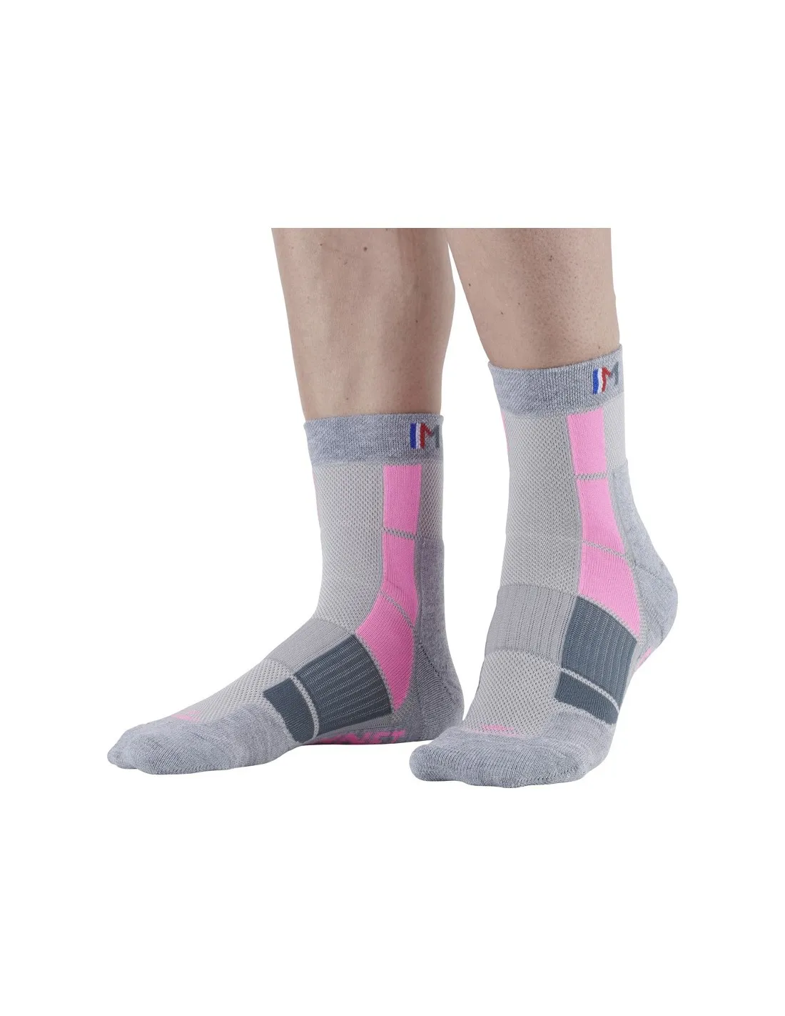 Chaussettes de Randonnée Techniques Monnet Mid Air Rose