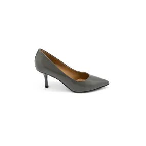 Chaussures de luxe femme - Escarpins Walter Steiger en cuir verni gris