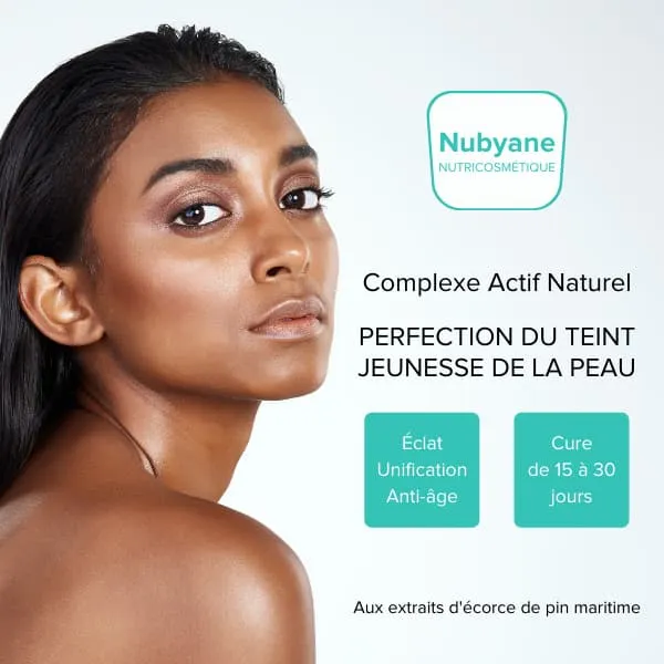 Complexe Actif Perfection du Teint 30 Gélules - Nubyane