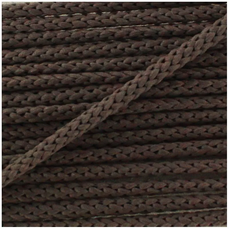 Cordon tricoté 4,5 mm - taupe