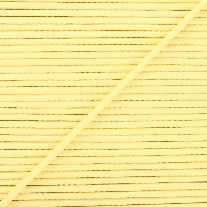 Cordon tricoté Chroma 4 mm - jaune pâle