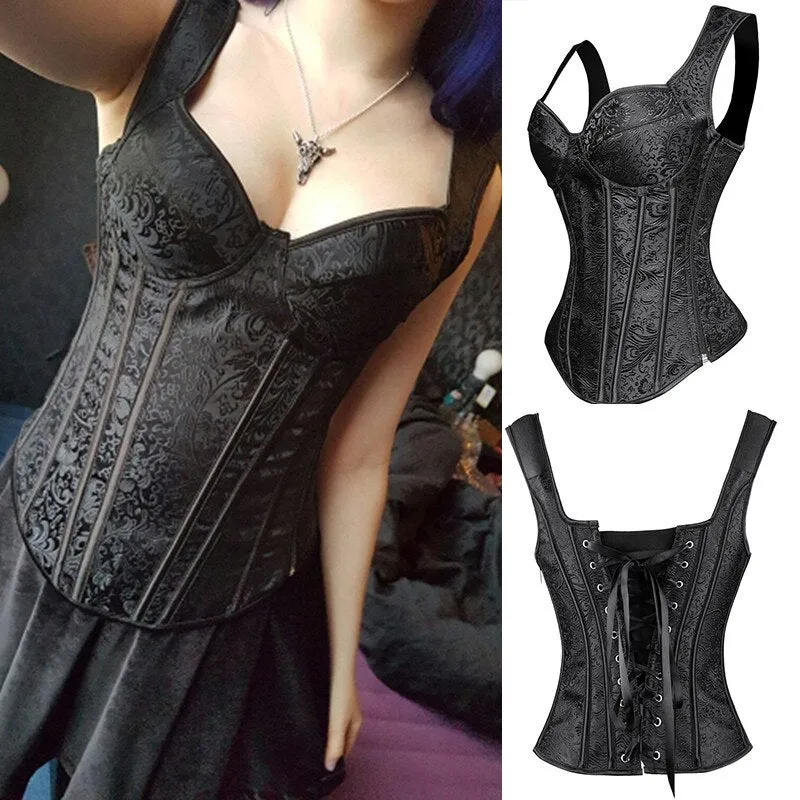 Corset Bustier Gothique Romantique - Dark Vibes