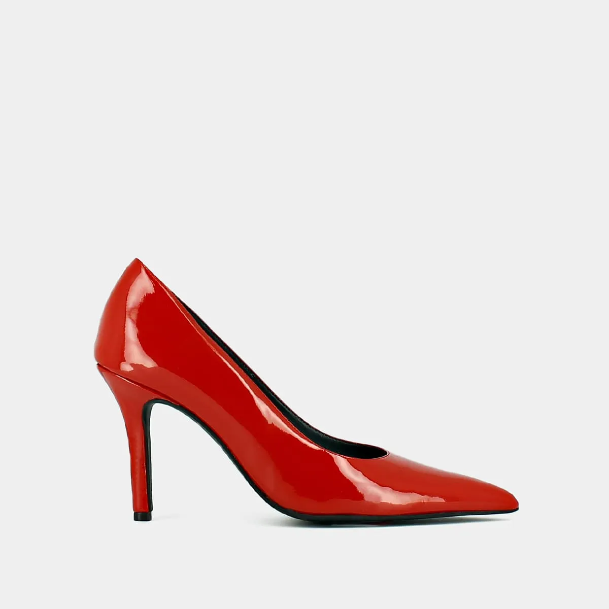 Escarpins à bouts pointus en cuir verni rouge pour Femme | Jonak