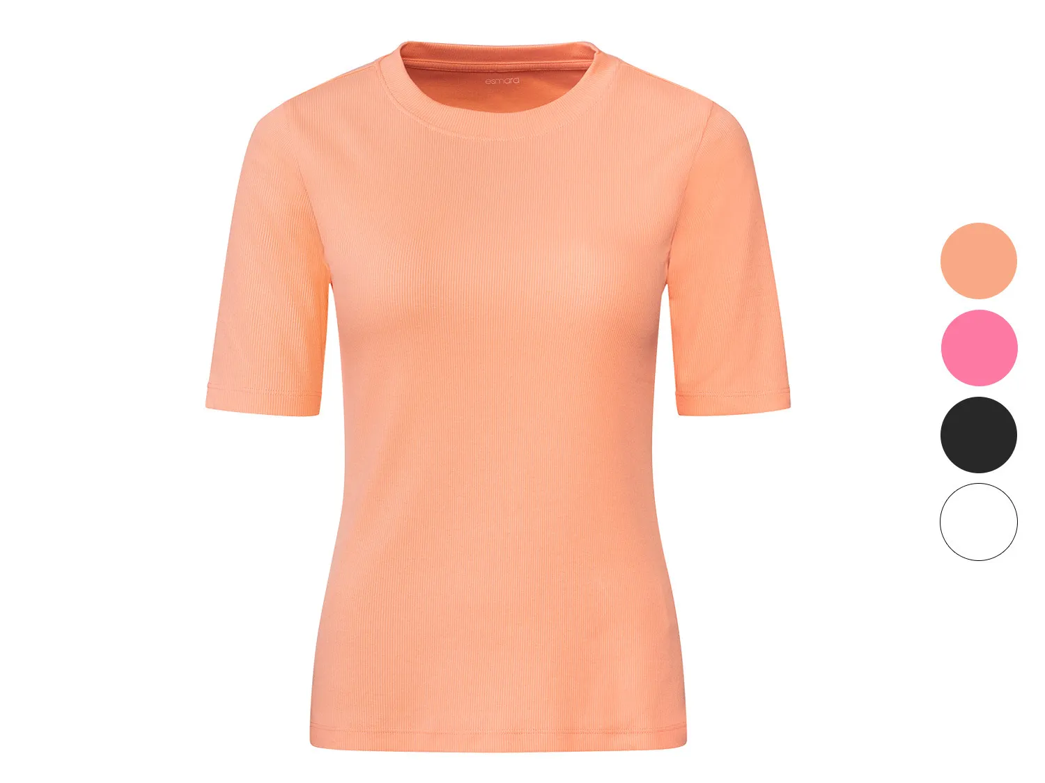 esmara® T-shirt côtelé femme