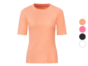 esmara® T-shirt côtelé femme