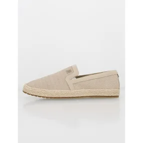 Espadrille en cuir suédé beige homme - Tommy Hilfiger | wimod