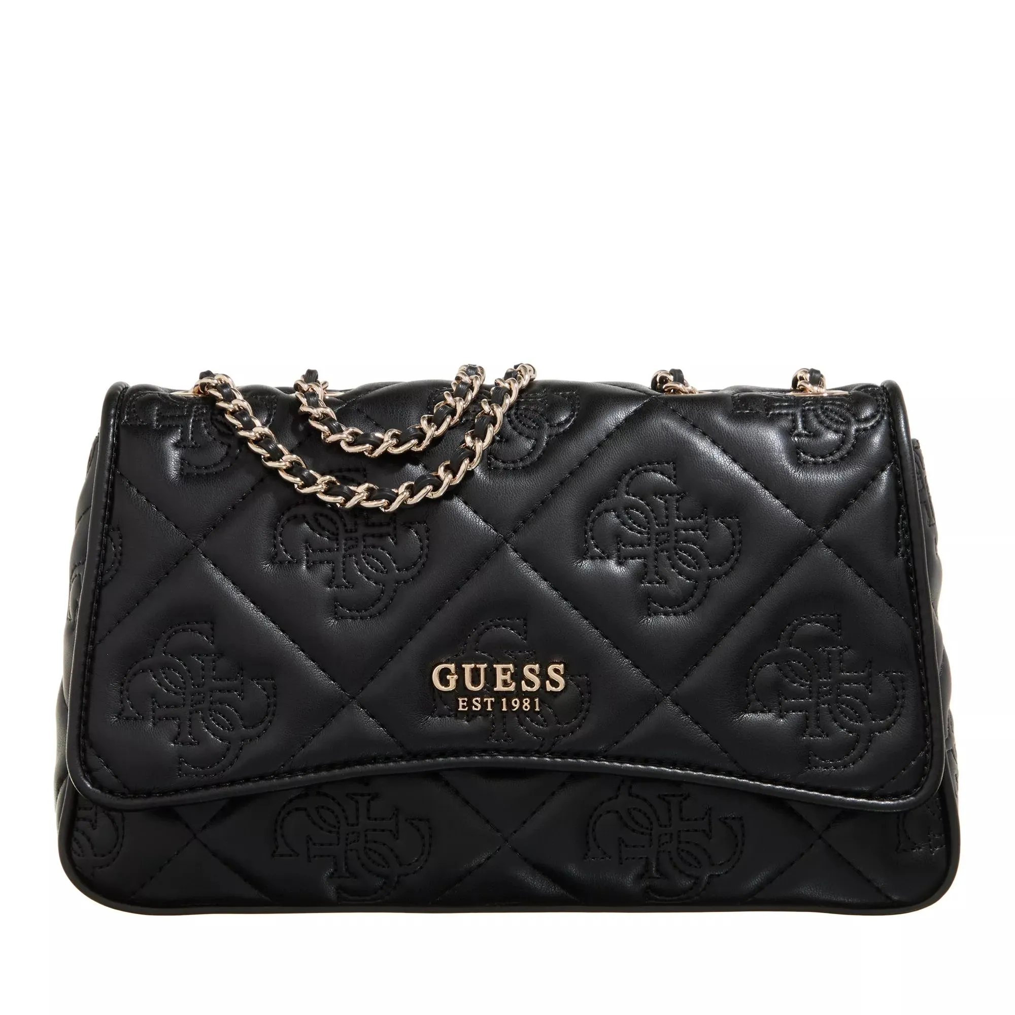 Guess Marieke Convertible Xbody Flap Black Logo | Sac à bandoulière