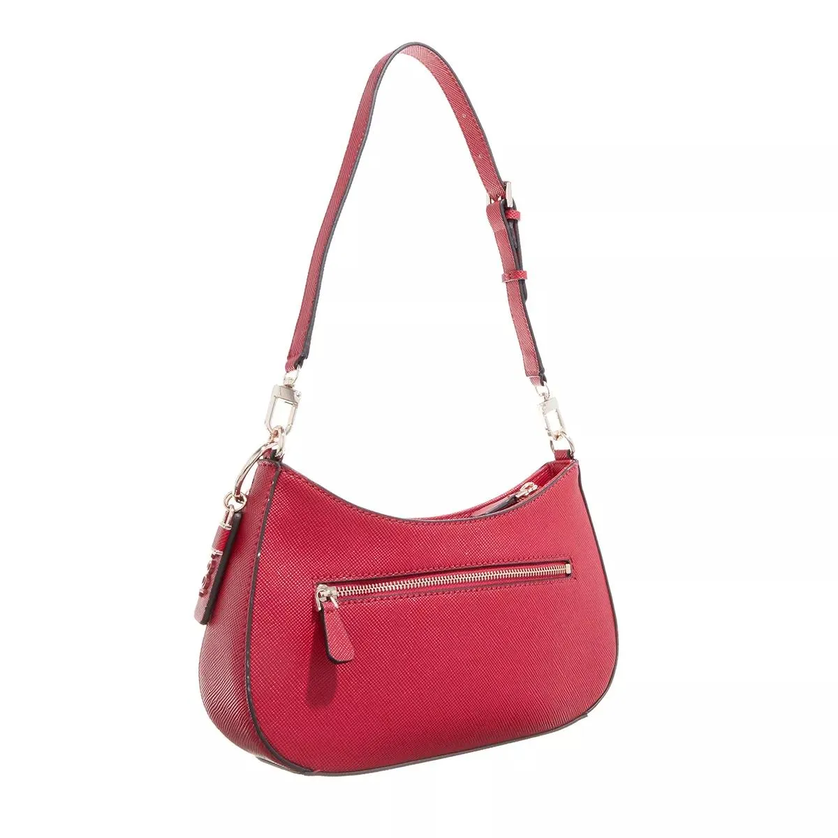 Guess Noelle Top Zip Shoulder Bag Red | Sac à bandoulière