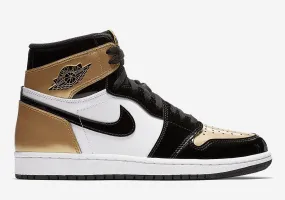 Jordan 1 Retro High NRG Patent Gold Toe