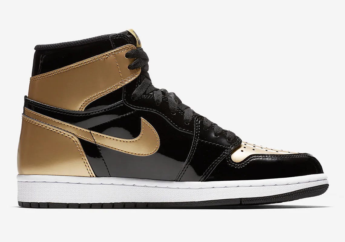 Jordan 1 Retro High NRG Patent Gold Toe