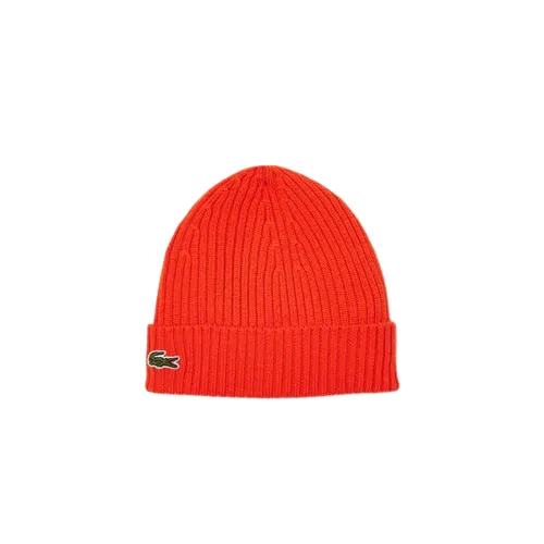 LACOSTE bonnet côtelé orange - Sport Aventure