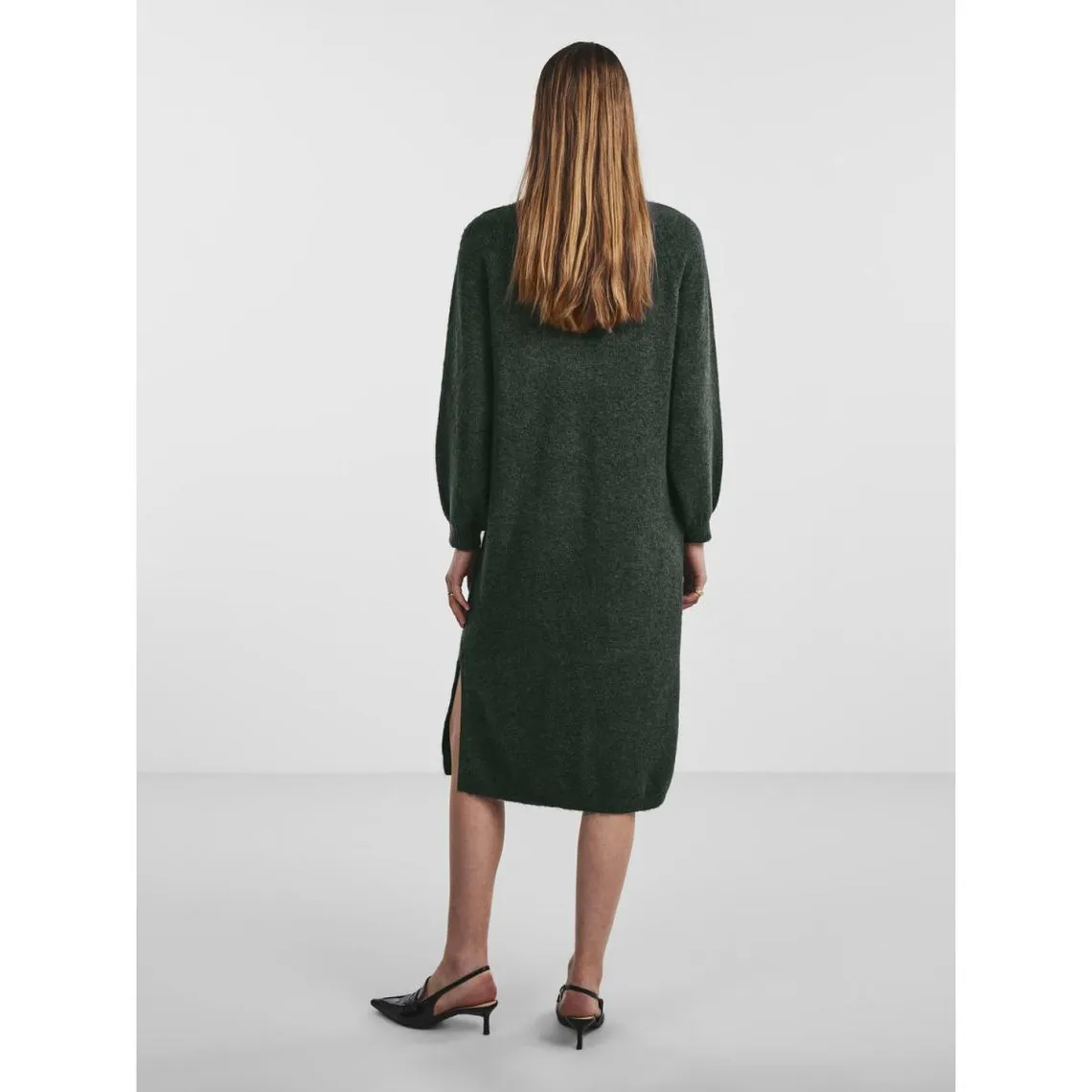 Robe en maille vert Zoé | 3 Suisses