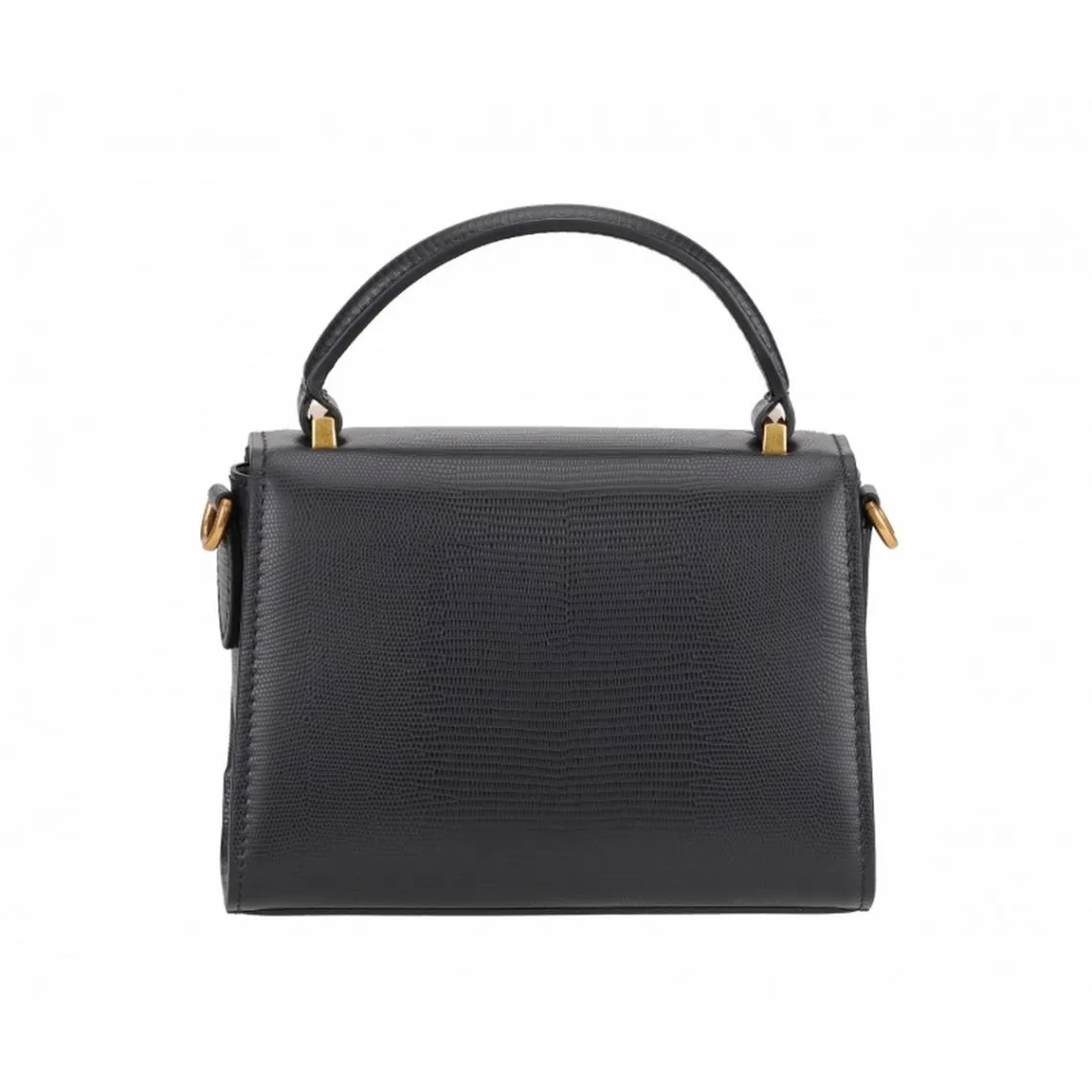 Sac porté main mini en cuir noir  | 3 Suisses