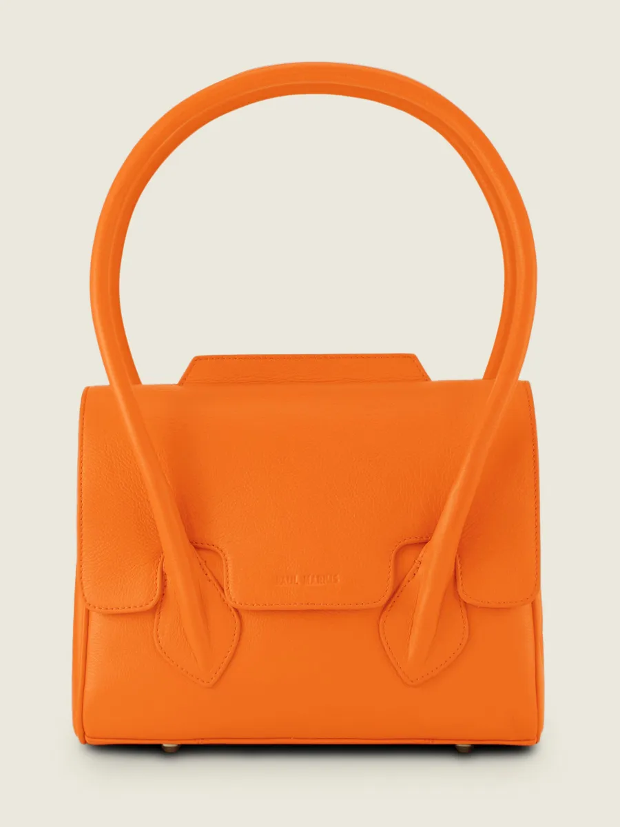 SAC À MAIN CUIR ORANGE FEMME Colette S Sorbet - Mangue