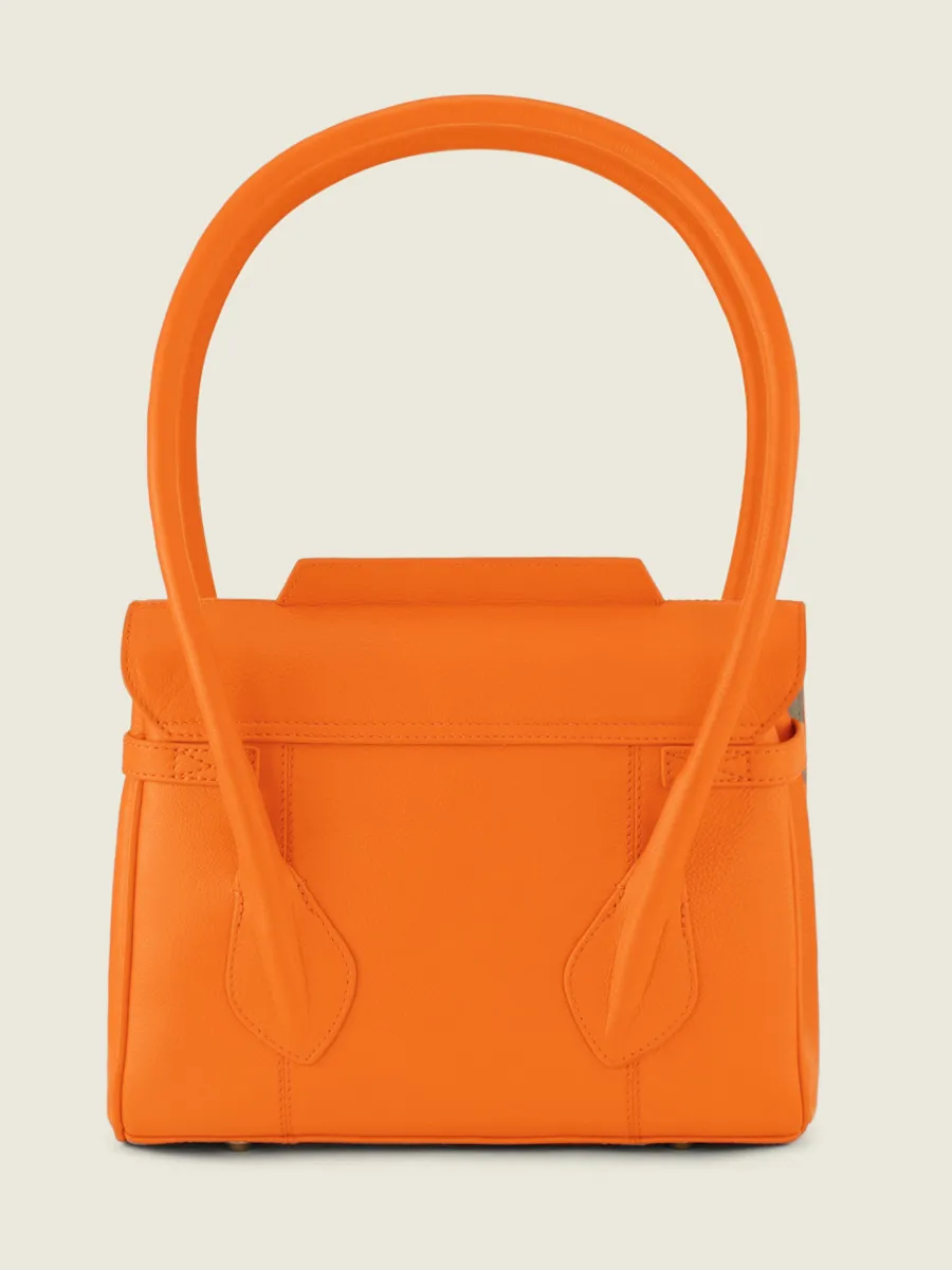 SAC À MAIN CUIR ORANGE FEMME Colette S Sorbet - Mangue