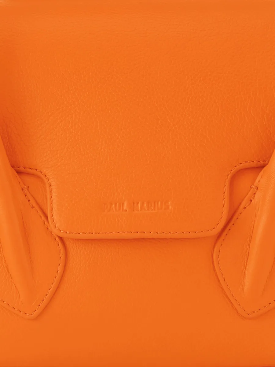 SAC À MAIN CUIR ORANGE FEMME Colette S Sorbet - Mangue