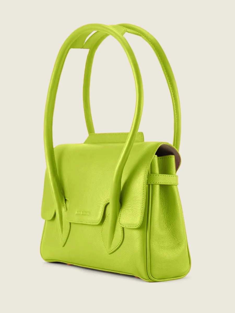 SAC À MAIN CUIR VERT FEMME Colette S Sorbet - Pomme