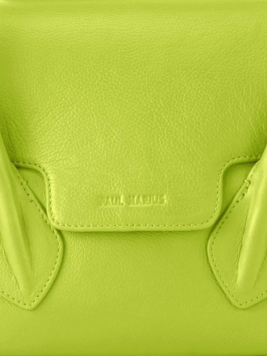 SAC À MAIN CUIR VERT FEMME Colette S Sorbet - Pomme