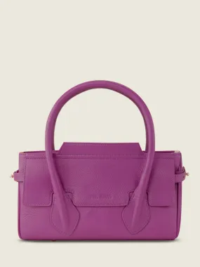 SAC À MAIN CUIR VIOLET FEMME Madeleine S Sorbet - Cassis