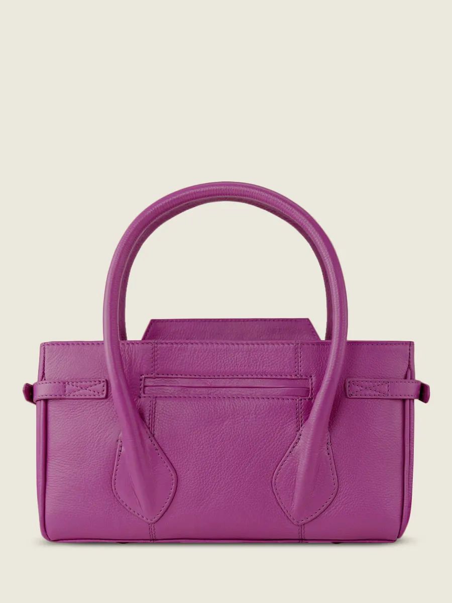 SAC À MAIN CUIR VIOLET FEMME Madeleine S Sorbet - Cassis