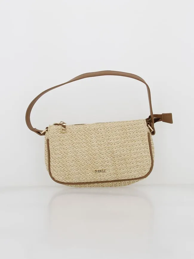 Sac à main bandoulière macy beige marron femme - Tiffosi | wimod