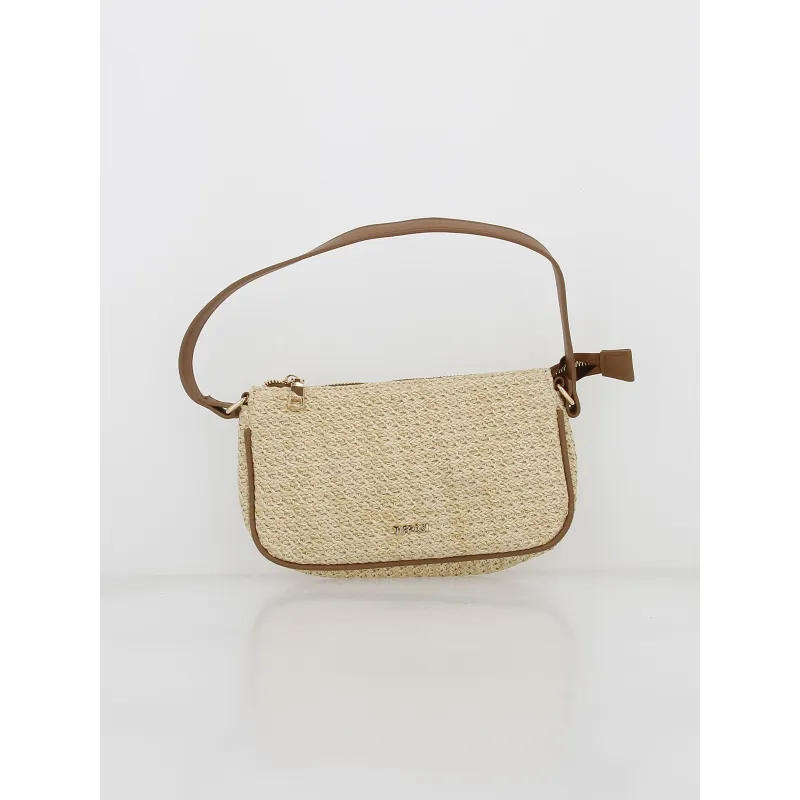 Sac à main bandoulière macy beige marron femme - Tiffosi | wimod