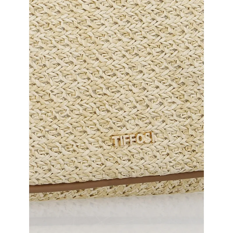 Sac à main bandoulière macy beige marron femme - Tiffosi | wimod