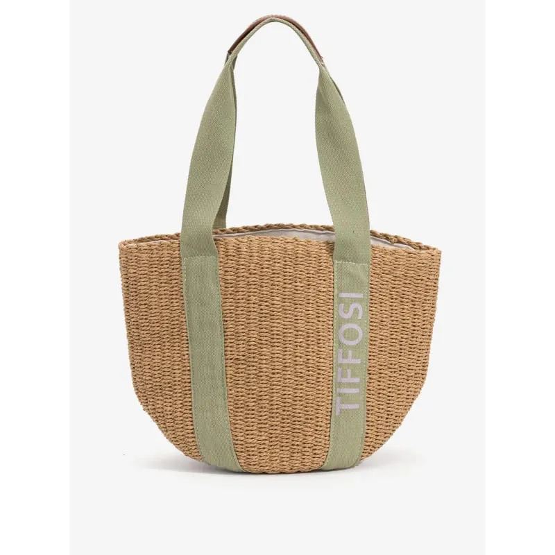 Sac à main bandoulière macy beige marron femme - Tiffosi | wimod