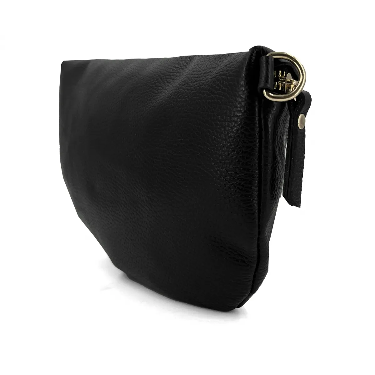 Sac à main bandoulière style banane en cuir David Jones