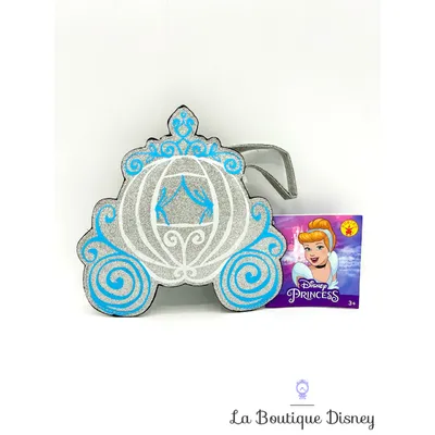 Sac à main Carrosse Cendrillon Disney Rubies argenté accessoire déguisement