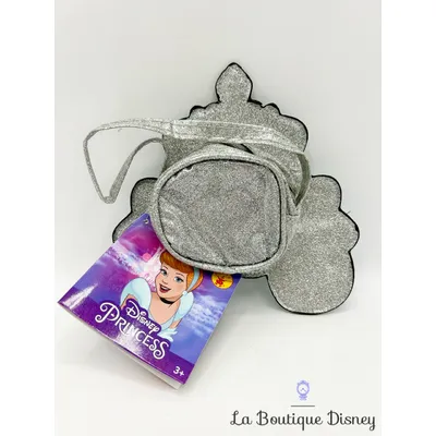 Sac à main Carrosse Cendrillon Disney Rubies argenté accessoire déguisement