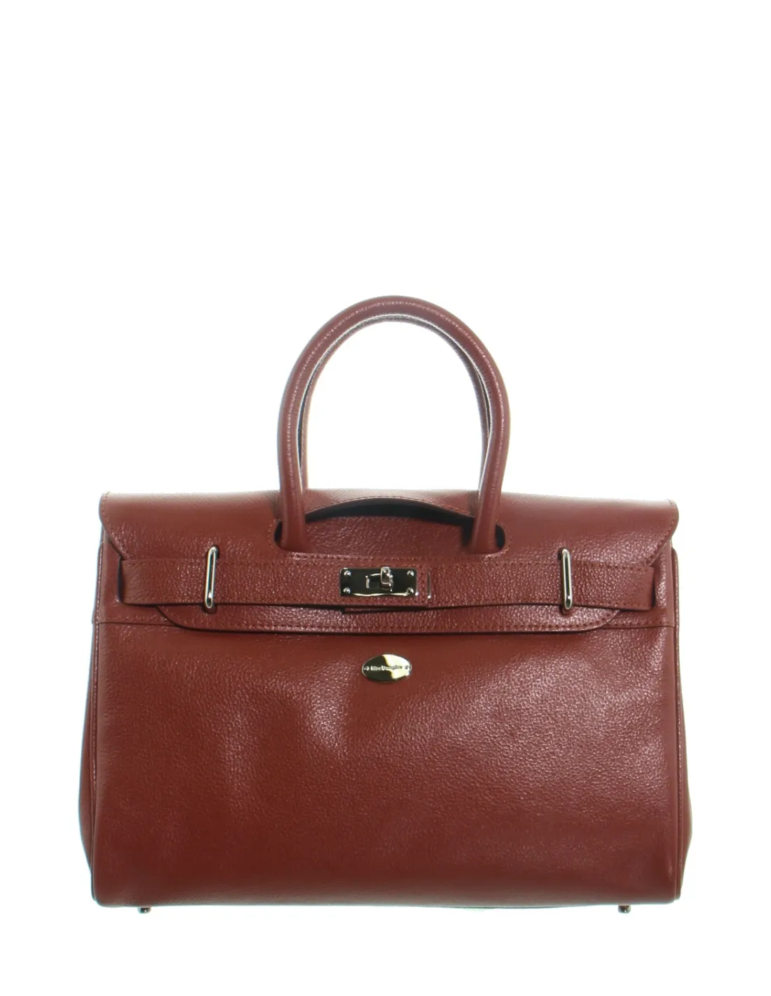 Sac à main en cuir Mac Douglas Pyla Buni ref 23066 22F Acajou foncé