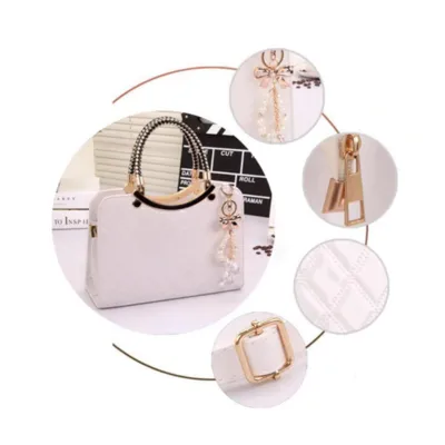 Sac à main femme double porté Luna Benna Blanc